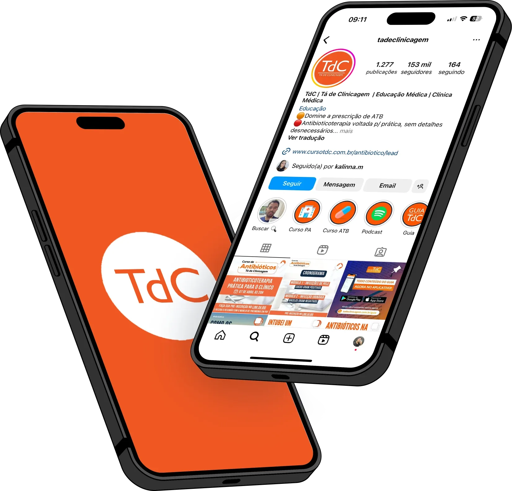 Instagram Tá de Clínica